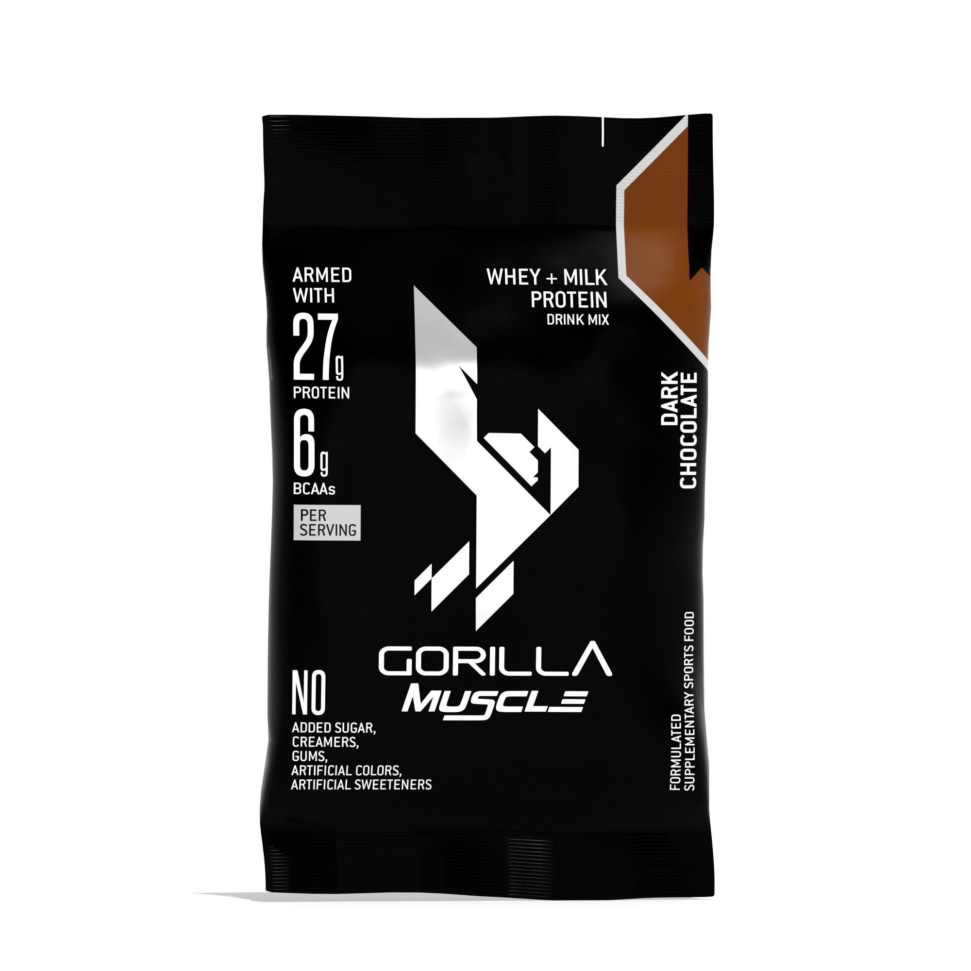 GORILLA Muscle Whey Protein On-The-Go x 10 Sachets/Box