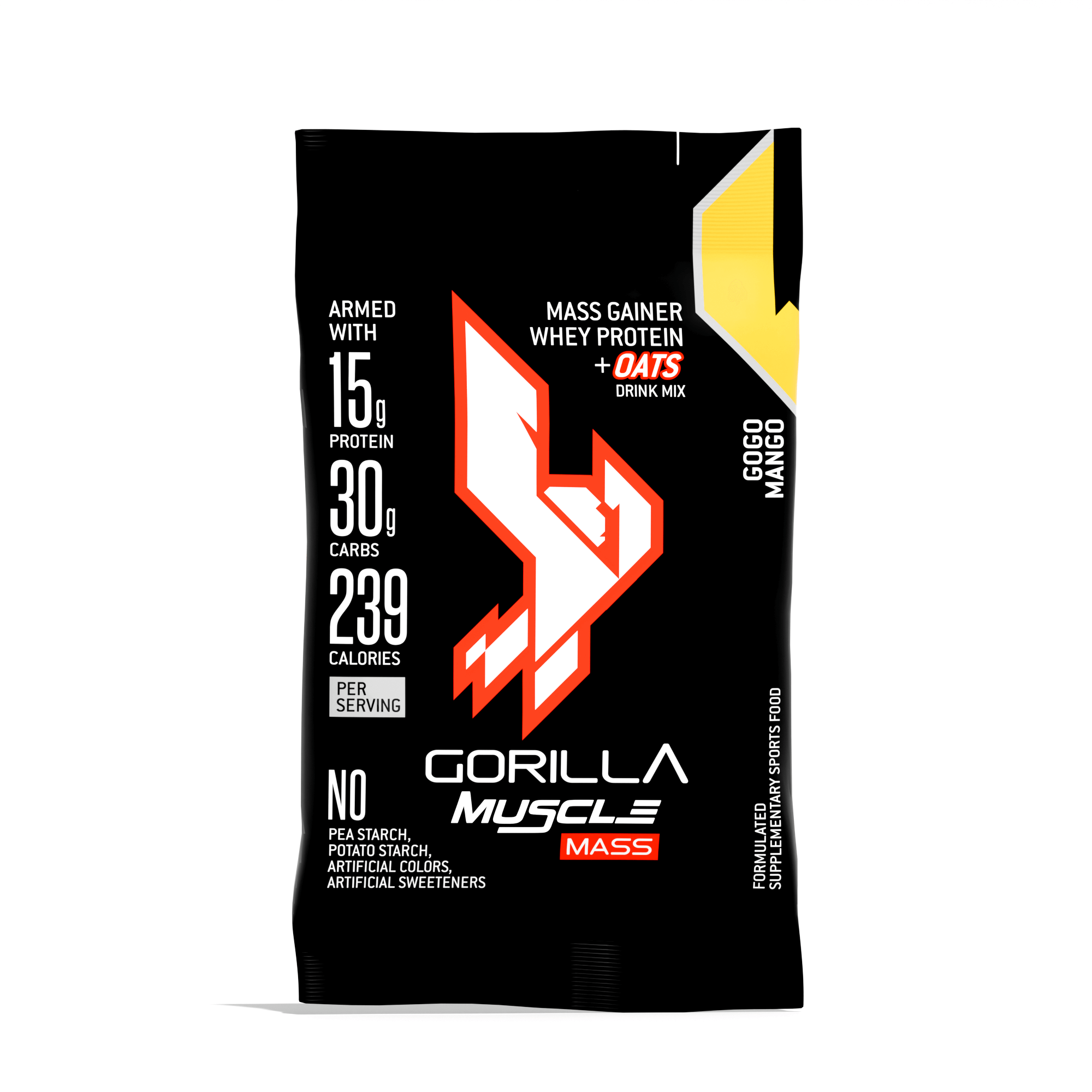 GORILLA Muscle Mass Gainer On-The-Go x 10 Sachets/Box