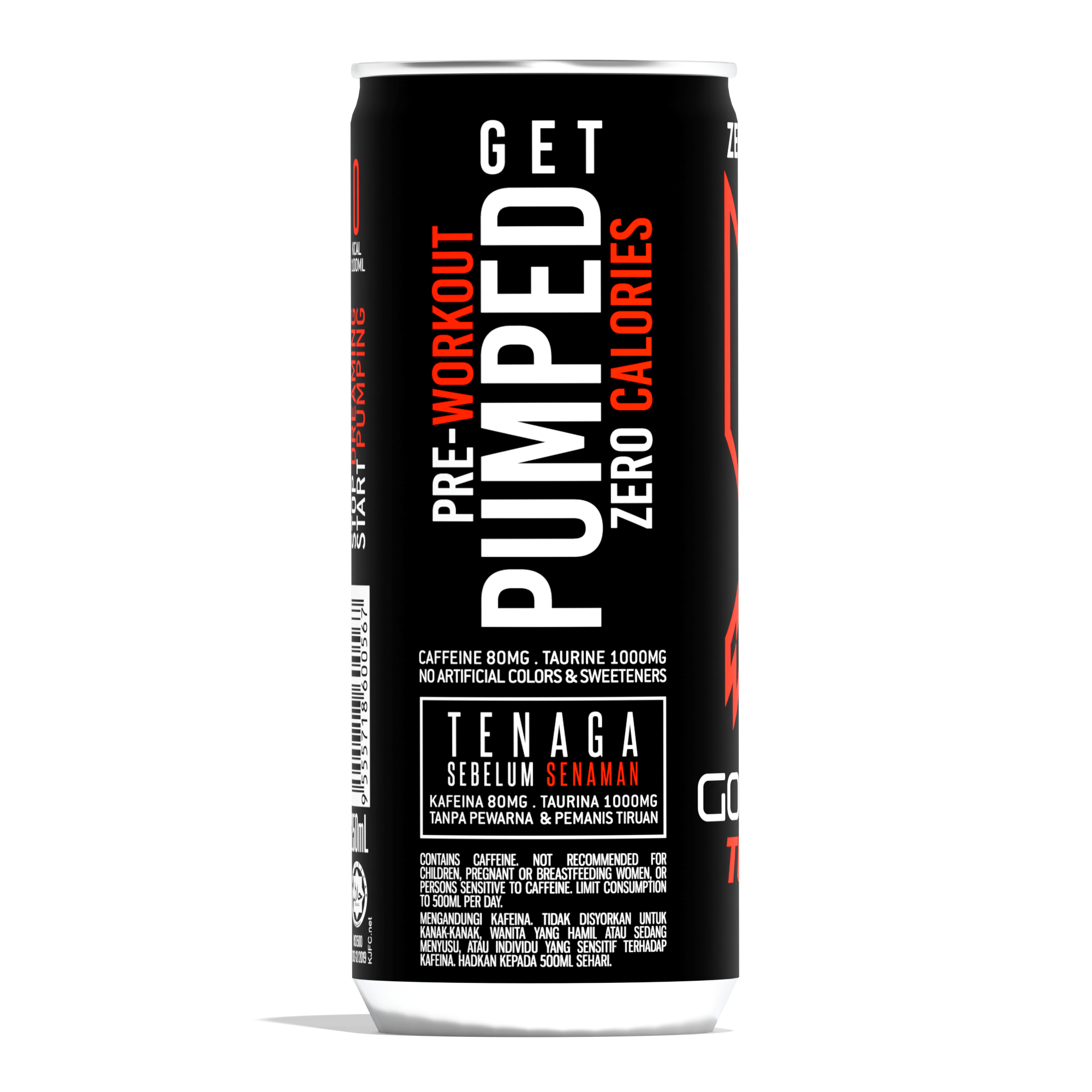 GORILLA Turbo ZERO Fruit Overload 250mL x 24 Cans/Carton
